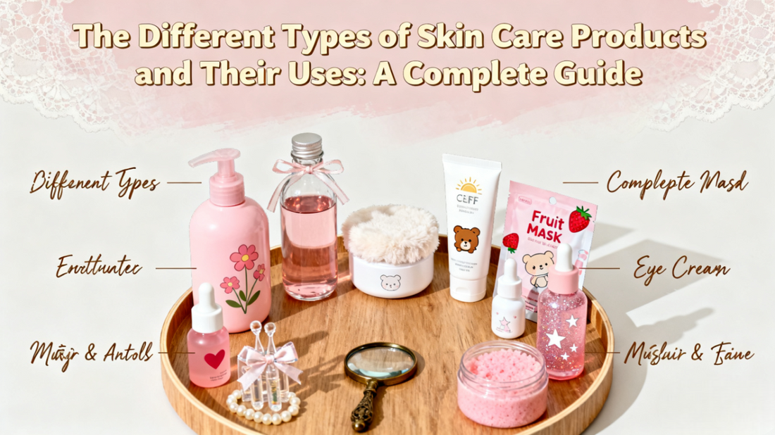 The Different Types of Skin Care Products and Their Uses: A Complete Guide